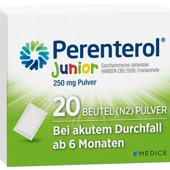 PERENTEROL Junior 250 mg Pulver Btl. 20 St