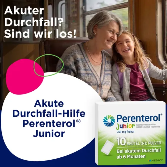 PERENTEROL Junior 250 mg Pulver Btl. 20 St