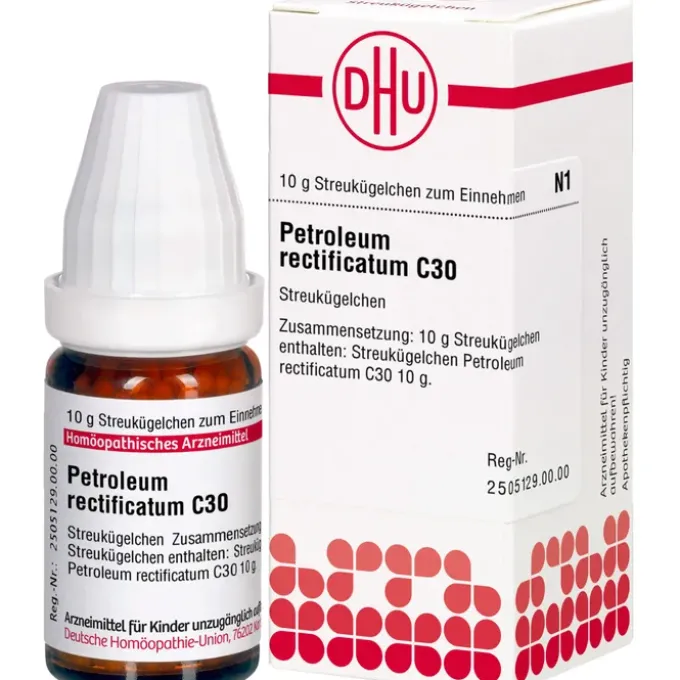 PETROLEUM RECTIFICATUM C 30 Globuli 10 g