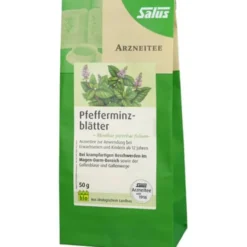 PFEFFERMINZBLÄTTER Arzneitee Bio Salus 50 g