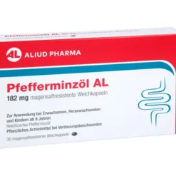 PFEFFERMINZÖL AL 182 mg magensaftres.Weichkapseln 30 St