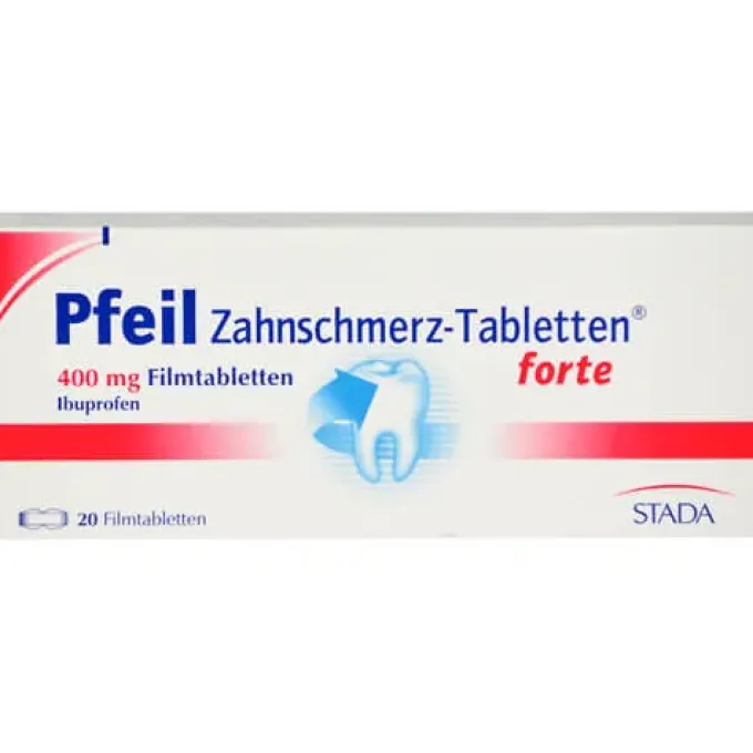 PFEIL Zahnschmerz-Tabletten forte Filmtabletten 20 St