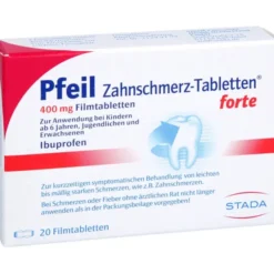 PFEIL Zahnschmerz-Tabletten forte Filmtabletten 20 St