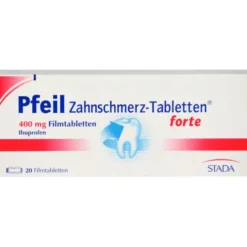 PFEIL Zahnschmerz-Tabletten forte Filmtabletten 20 St