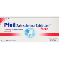 PFEIL Zahnschmerz-Tabletten forte Filmtabletten 20 St