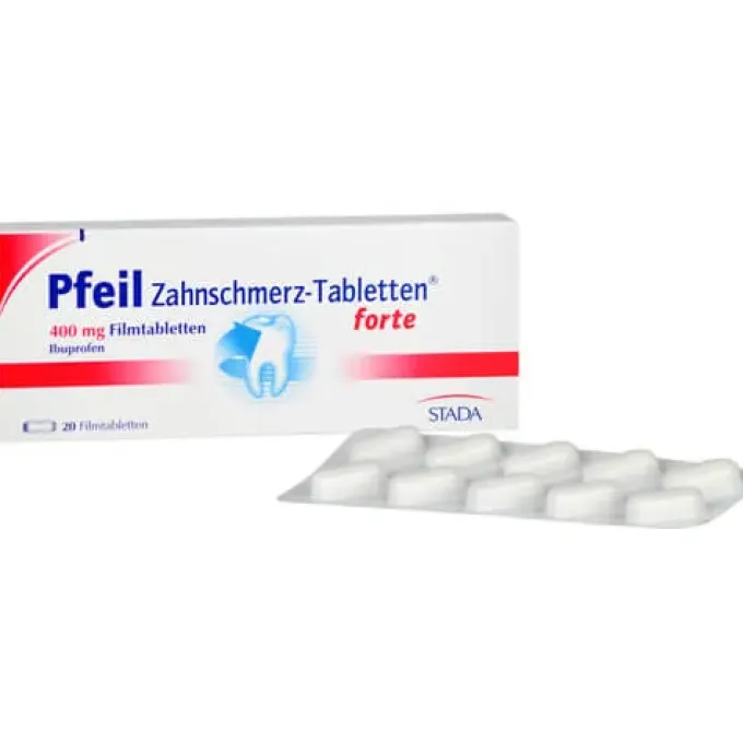 PFEIL Zahnschmerz-Tabletten forte Filmtabletten 20 St