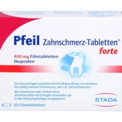 PFEIL Zahnschmerz-Tabletten forte Filmtabletten 10 St