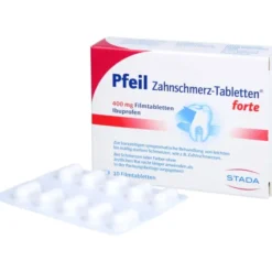 PFEIL Zahnschmerz-Tabletten forte Filmtabletten 10 St