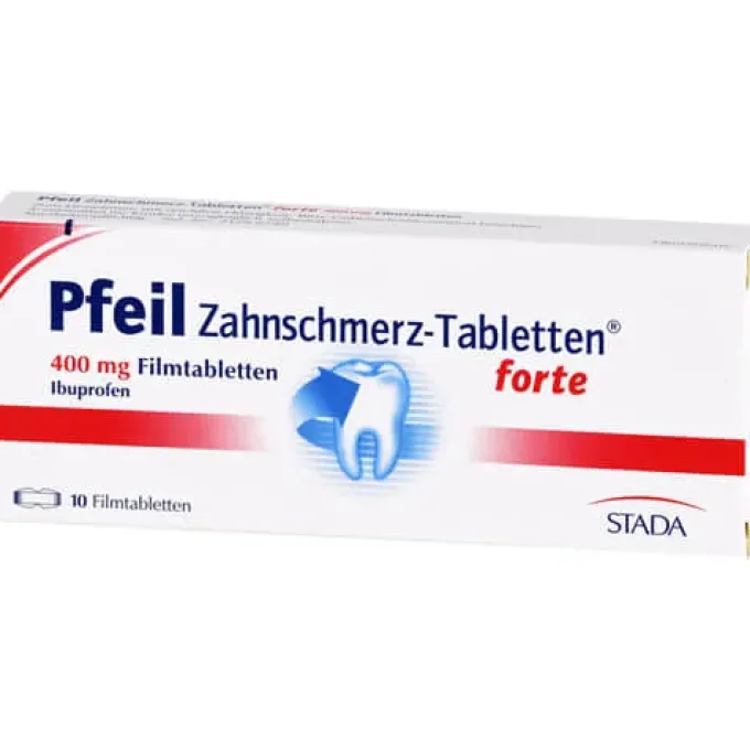 PFEIL Zahnschmerz-Tabletten forte Filmtabletten 10 St