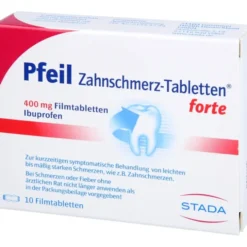 PFEIL Zahnschmerz-Tabletten forte Filmtabletten 10 St