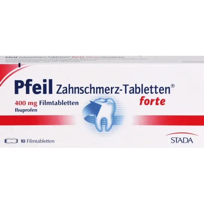 PFEIL Zahnschmerz-Tabletten forte Filmtabletten 10 St