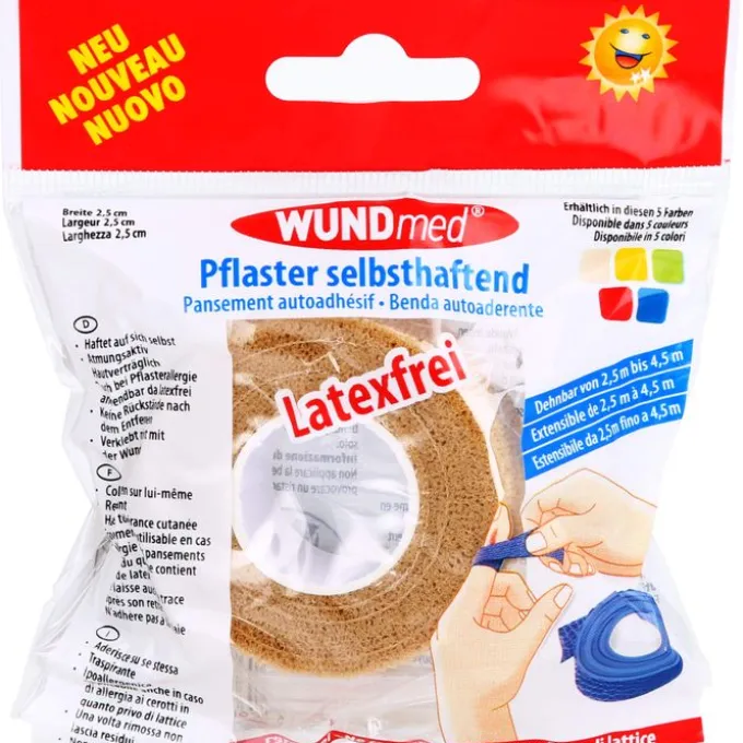 PFLASTER selbsthaftend dehnbar 2,5 cmx2,5 m Rolle 1 St
