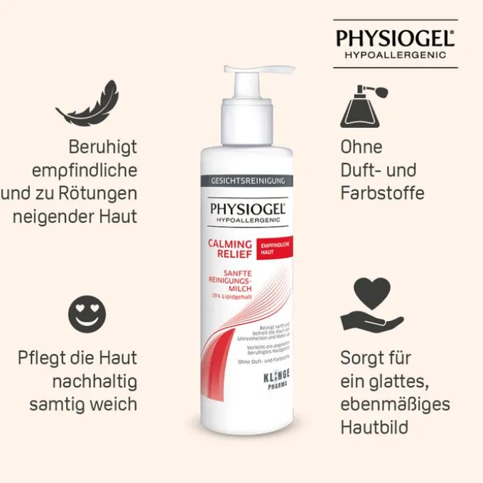 PHYSIOGEL Calming Relief sanfte Reinigungsmilch 200 ml