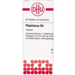 PHYTOLACCA D 4 Tabletten 80 St