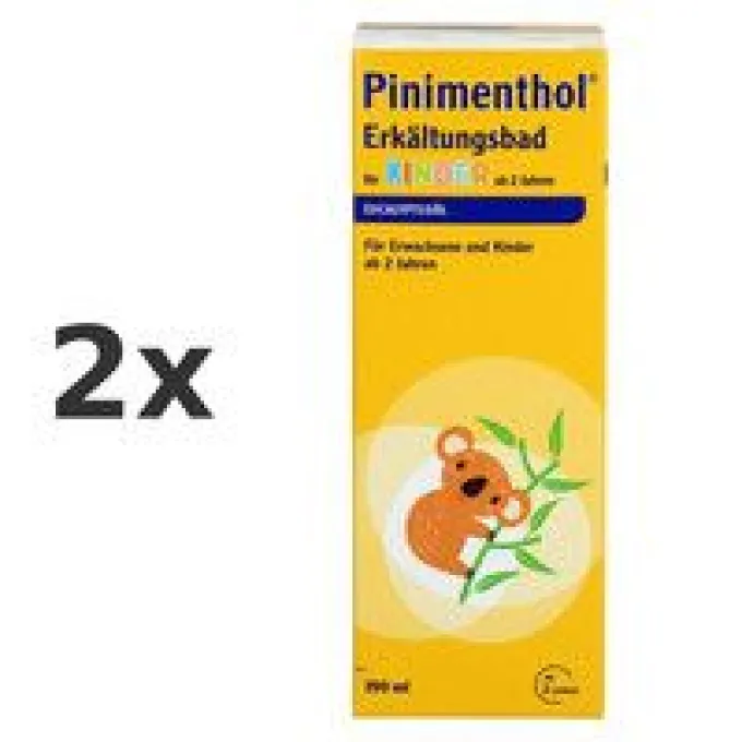 PINIMENTHOL Erkältungsbad f.Kind ab 2 J.Eucalyptus Set 2x190ml