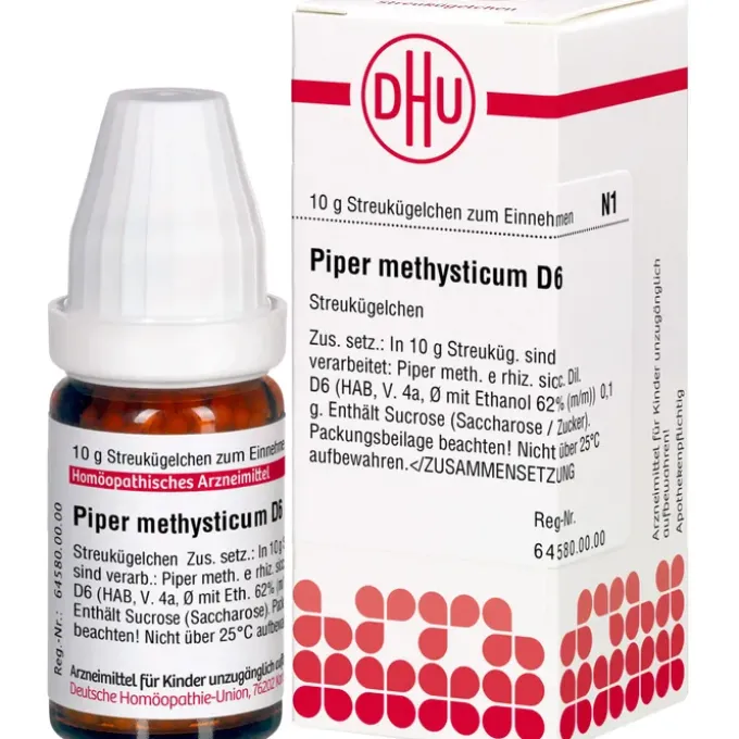 PIPER METHYSTICUM D 6 Globuli 10 g