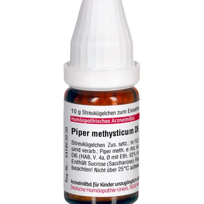 PIPER METHYSTICUM D 6 Globuli 10 g