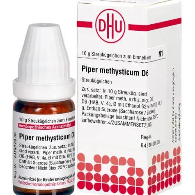 PIPER METHYSTICUM D 6 Globuli 10 g