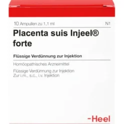 PLACENTA SUIS Injeel forte Ampullen 10 St