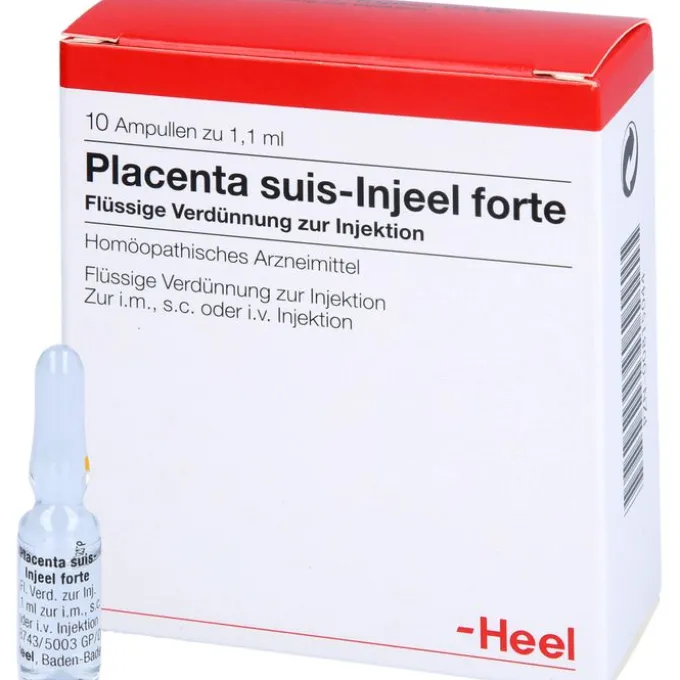 PLACENTA SUIS Injeel forte Ampullen 10 St