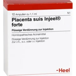 PLACENTA SUIS Injeel forte Ampullen 10 St