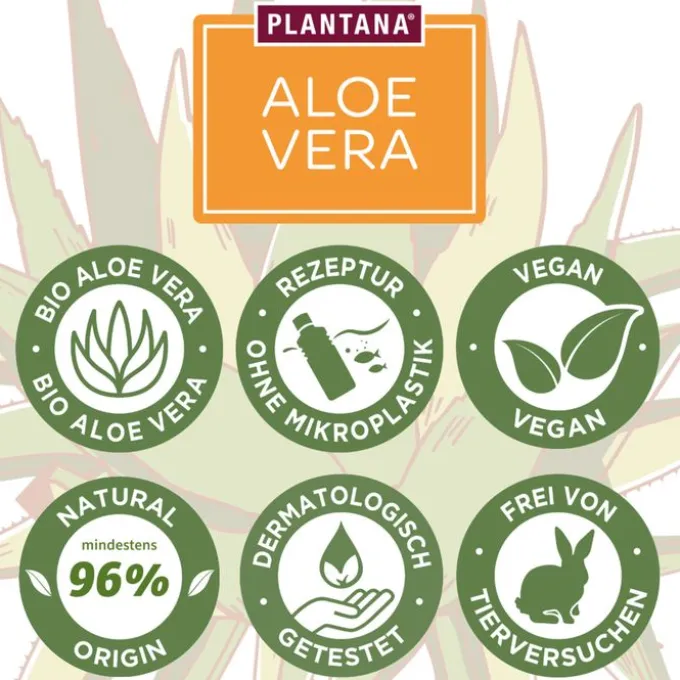 PLANTANA Aloe Vera Pflege Duschbad m.Bio-AloeVera 500 ml