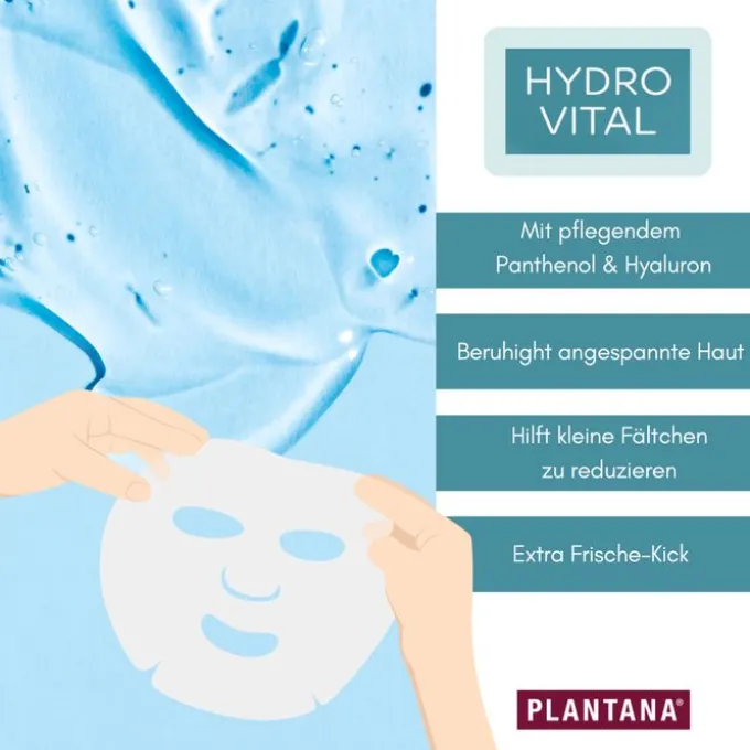 PLANTANA Hydrovital Ges.Tuchm.Panthenol&Hyaluron 1 St