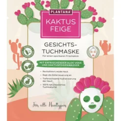 PLANTANA Kaktusfeige Gesichtstuchmaske m.Aloe Vera 1 St