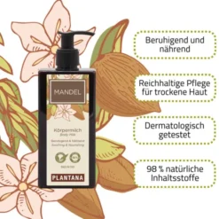 PLANTANA Mandel Körpermilch 250 ml