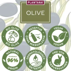 PLANTANA Olive Pflege Duschbad m.Bio-Olive 500 ml