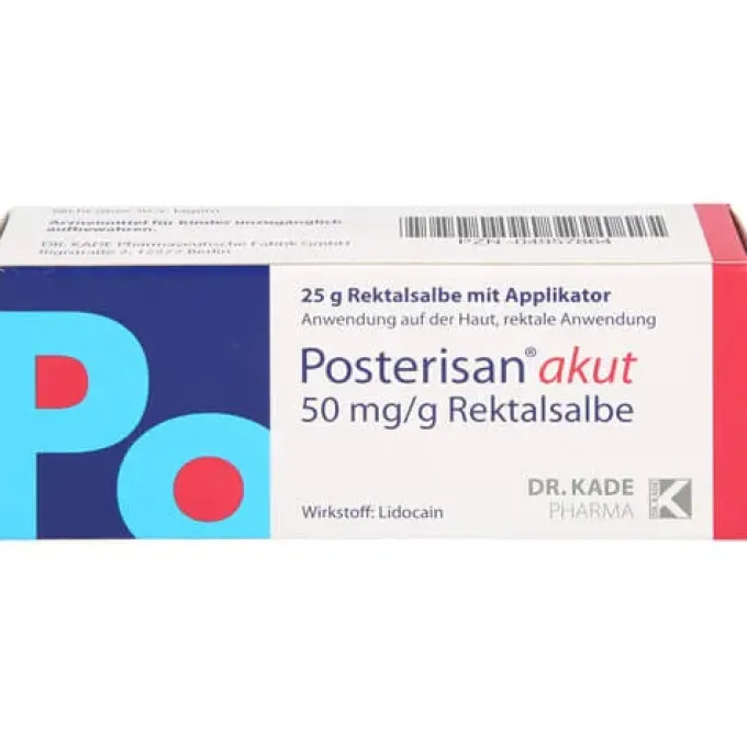 POSTERISAN akut 50 mg/g Rektalsalbe 25 g