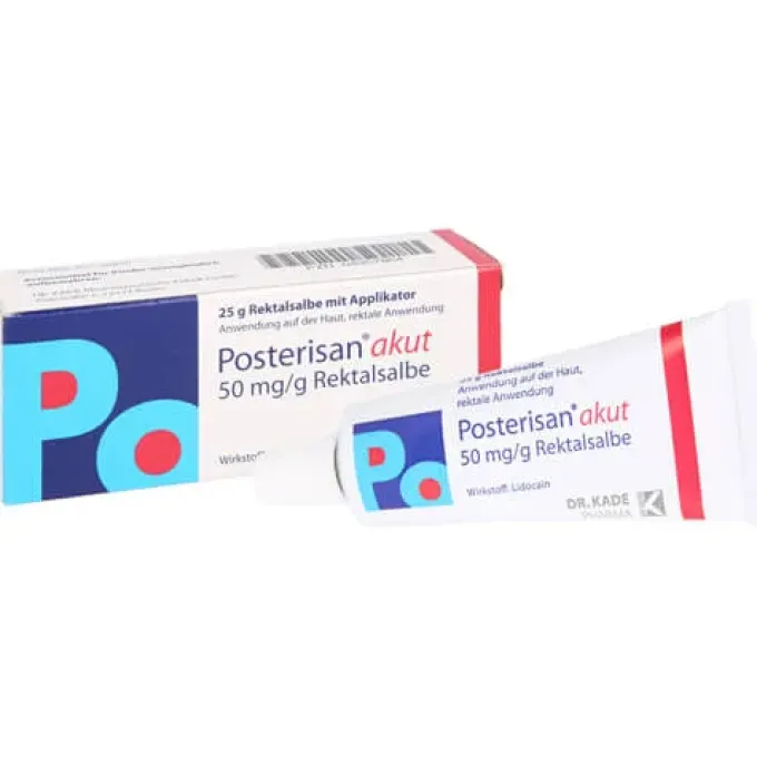 POSTERISAN akut 50 mg/g Rektalsalbe 25 g