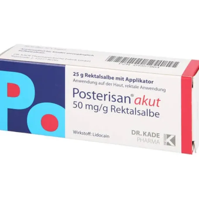 POSTERISAN akut 50 mg/g Rektalsalbe 25 g