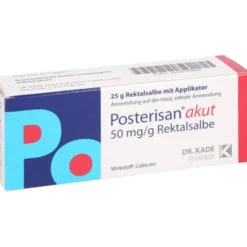 POSTERISAN akut 50 mg/g Rektalsalbe 25 g