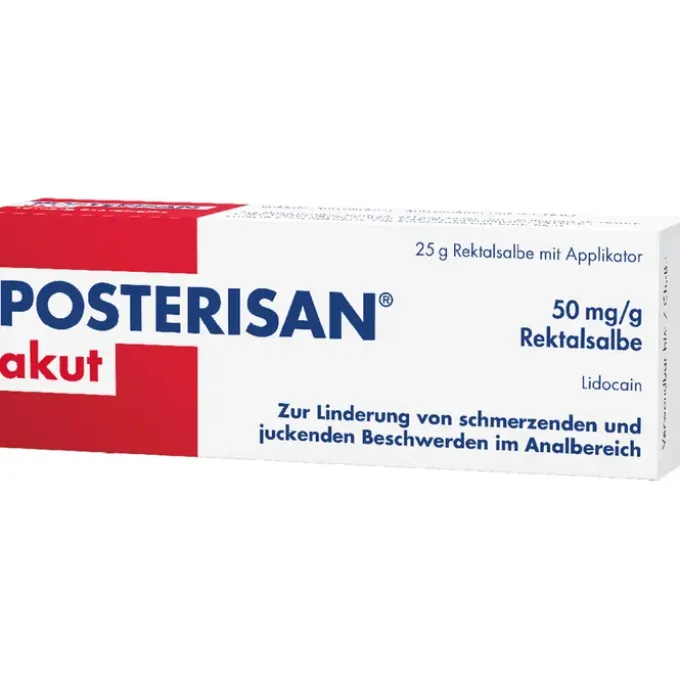 POSTERISAN akut 50 mg/g Rektalsalbe 25 g