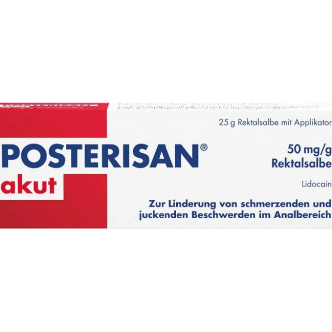 POSTERISAN akut 50 mg/g Rektalsalbe 25 g
