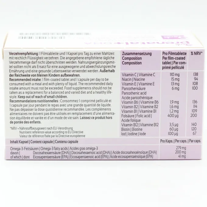 PRENATAL+DHA Denk 30 Filmtabl.+30 Kapseln 60 Stück