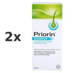 PRIORIN Shampoo f.kraftlos.dünner werdendes Haar Set 2x 200ml
