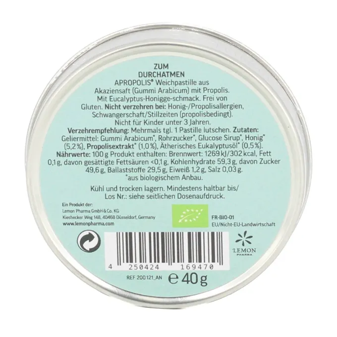 PROPOLIS PASTILLEN Eukalyptus Honig APROPOLIS 40 g