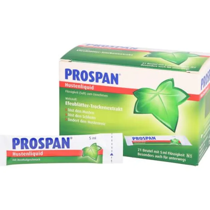 PROSPAN Hustenliquid im Portionsbeutel 105 ml