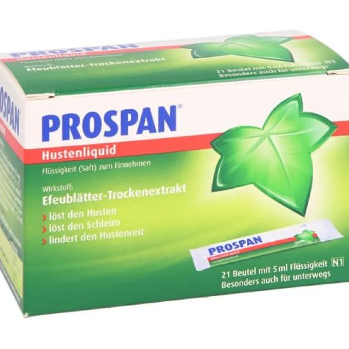 PROSPAN Hustenliquid im Portionsbeutel 105 ml