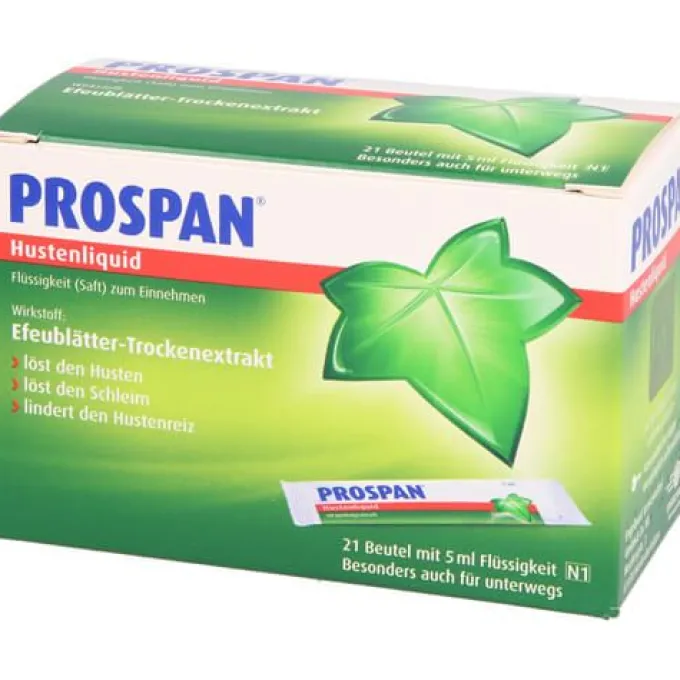PROSPAN Hustenliquid im Portionsbeutel 105 ml