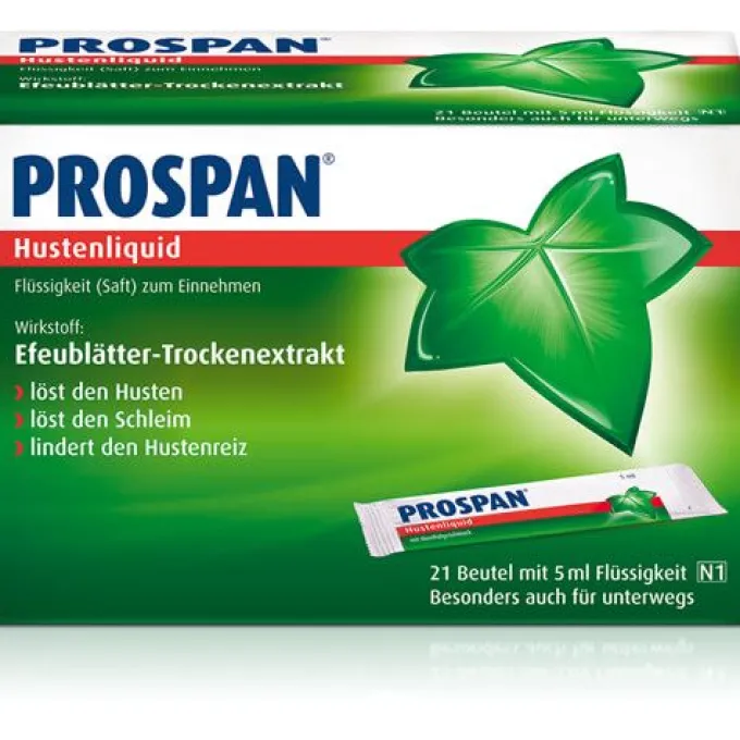 PROSPAN Hustenliquid im Portionsbeutel 105 ml