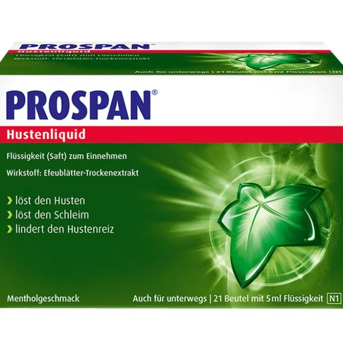 PROSPAN Hustenliquid im Portionsbeutel 105 ml