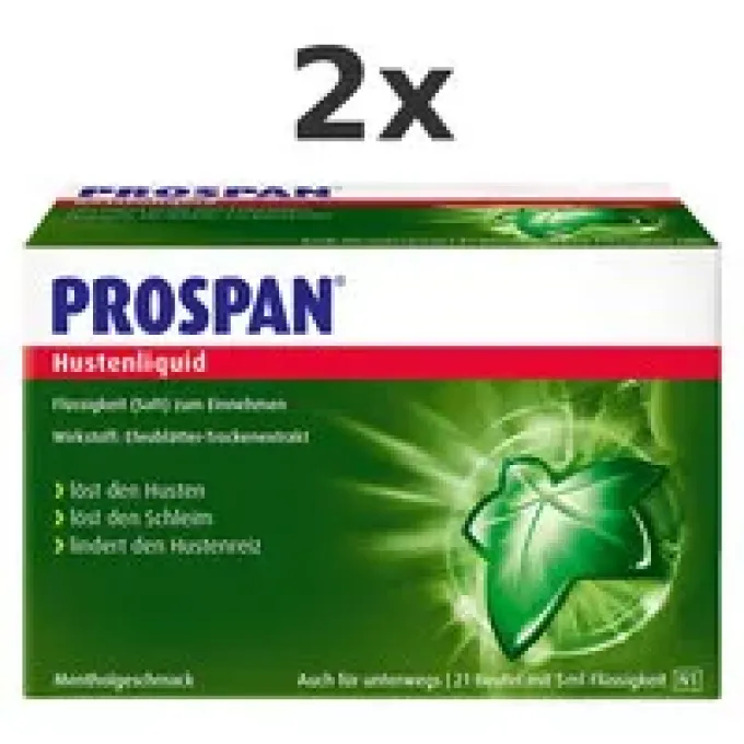 PROSPAN Hustenliquid im Portionsbeutel Set 2x 105 ml
