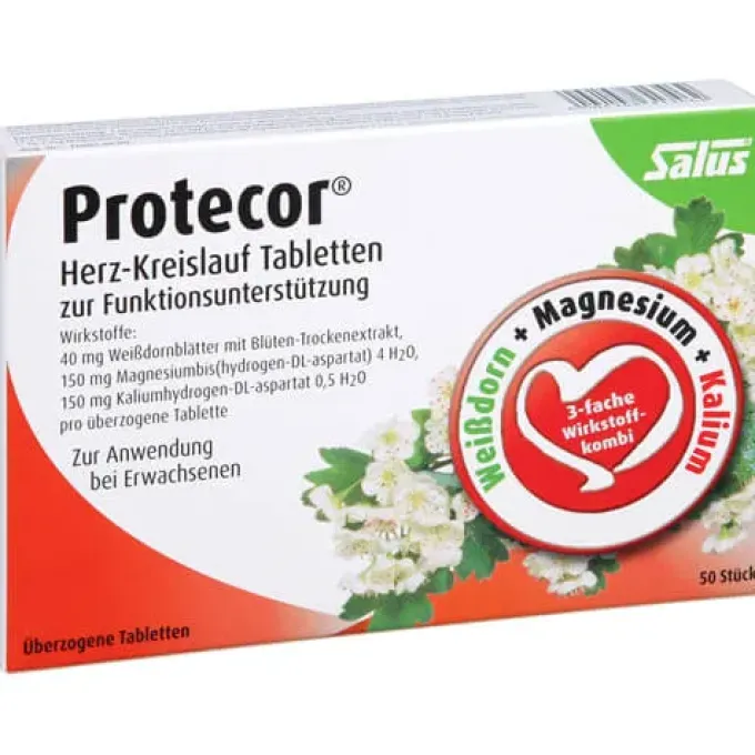PROTECOR Herz-Kreislauf Tabl.z.Funktionsunt.Salus 50 St