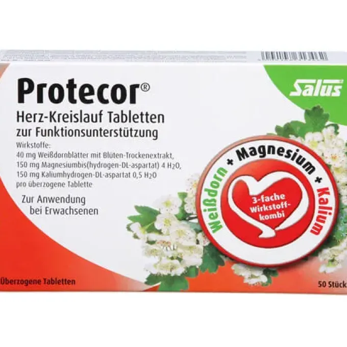 PROTECOR Herz-Kreislauf Tabl.z.Funktionsunt.Salus 50 St