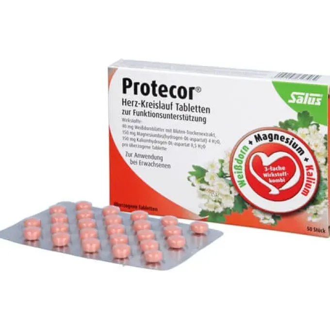 PROTECOR Herz-Kreislauf Tabl.z.Funktionsunt.Salus 50 St