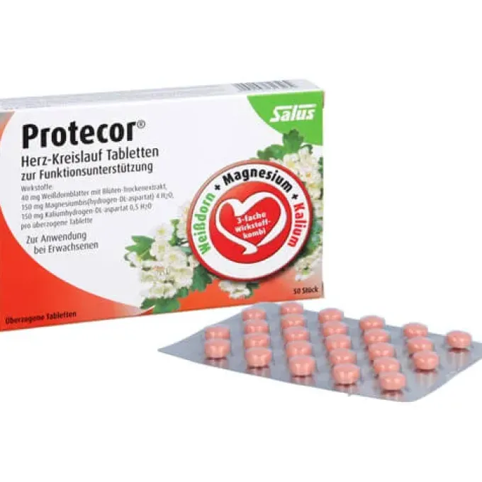 PROTECOR Herz-Kreislauf Tabl.z.Funktionsunt.Salus 50 St