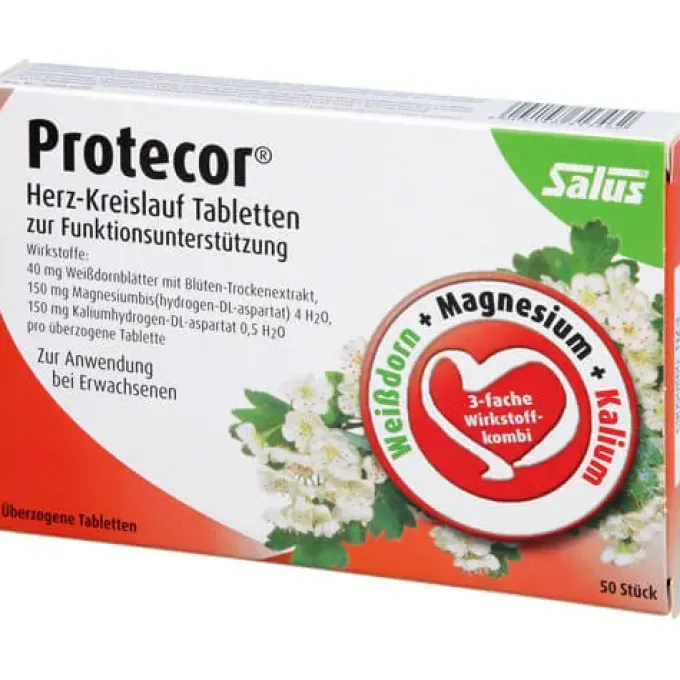 PROTECOR Herz-Kreislauf Tabl.z.Funktionsunt.Salus 50 St